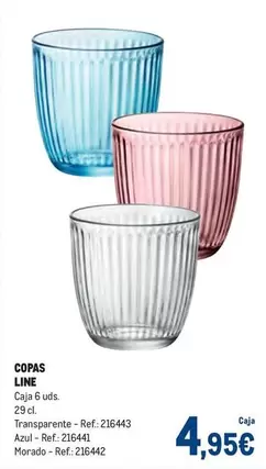 Oferta de Copas Line por 4,95€ en Makro