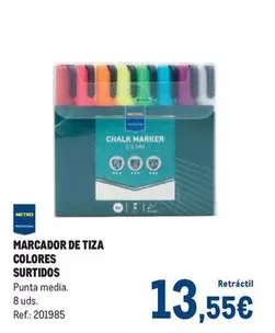 Oferta de Marcador De Tiza Colores Surtidos por 13,55€ en Makro