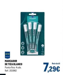 Oferta de Blanco - Marcador De Tiza por 7,29€ en Makro