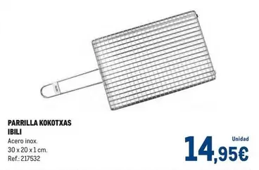 Oferta de Ibili - Parrilla Kokotxas por 14,95€ en Makro