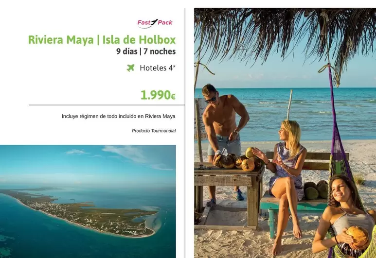 Oferta de Riviera Maya | Isla De Holbox 9 Días 7 Noches por 1990€ en Viajes El Corte Inglés