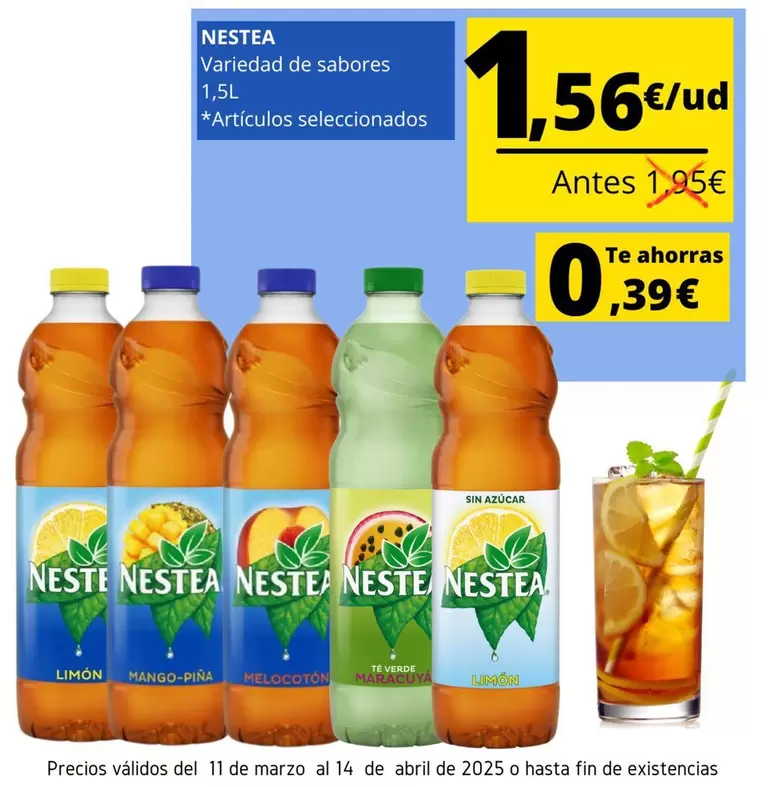 Oferta de Nestea - Variedad De Sabores por 1,56€ en Supermercados Tu Alteza