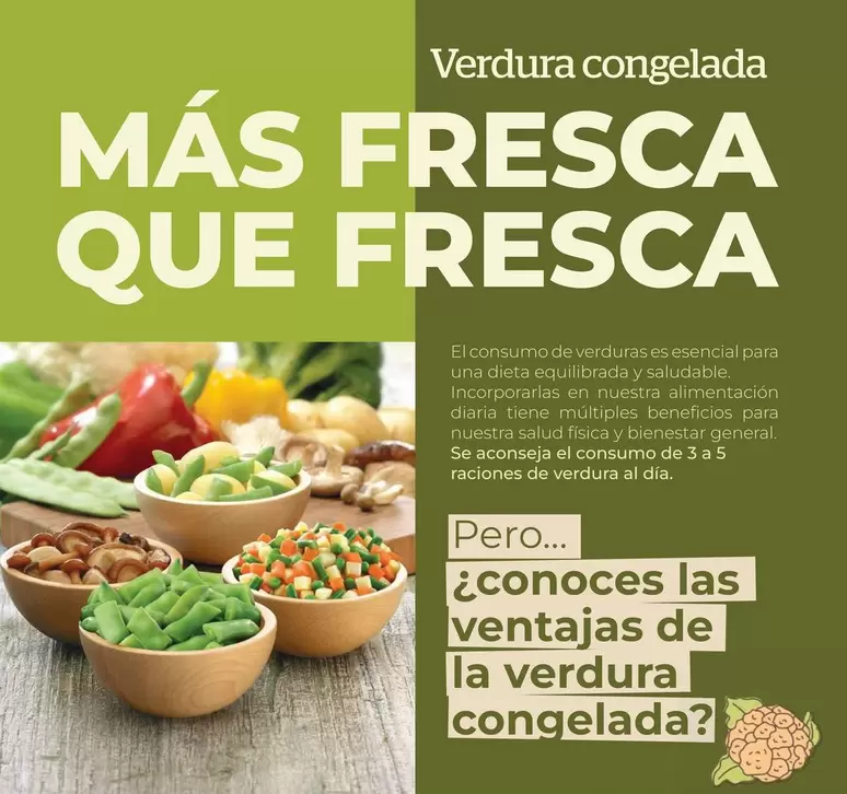 Oferta de Verdura Congelada en La Sirena