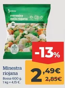 Oferta de La Sirena - Minestra Riojana por 2,49€ en La Sirena
