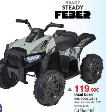 Oferta de Feber - Quad Boxer por 119,99€ en DRIM
