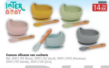 Oferta de Cuenco Silicona Con Cuchara por 14,99€ en DRIM