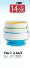 Oferta de Pack 3 Bols por 14,99€ en DRIM