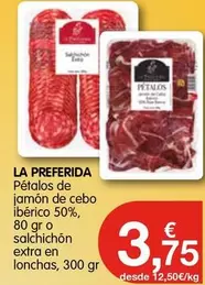 Oferta de Petalos De Jamon De Cebo Iberico 50% por 3,75€ en CashDiplo