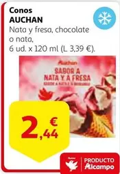 Oferta de Auchan - Conos por 2,44€ en Alcampo
