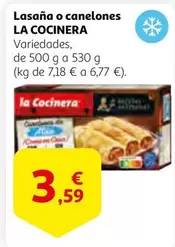 Oferta de La Cocinera - Lasana O Canelones por 3,59€ en Alcampo