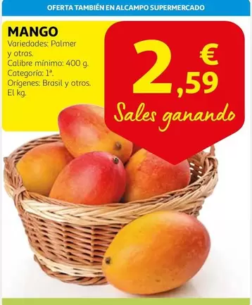 Oferta de Mango por 2,59€ en Alcampo