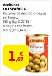 Oferta de La Española - Aceitunas por 1,69€ en Alcampo