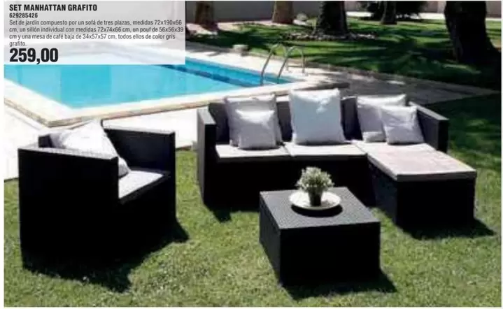 Oferta de Manhattan - Set  Giffito por 259€ en Coinfer