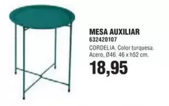 Oferta de Mesa Auxiliar por 18,95€ en Coinfer