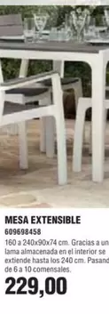 Oferta de Mesa Extensible por 229€ en Coinfer