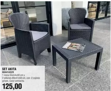 Oferta de Set Akita por 125€ en Coinfer