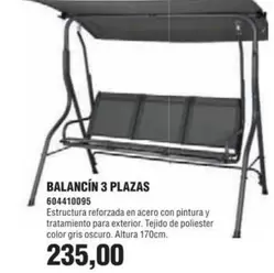 Oferta de Balancin 3 Plazas 604410095 por 235€ en Coinfer
