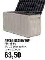 Oferta de Arcón Resina Top por 63,5€ en Coinfer