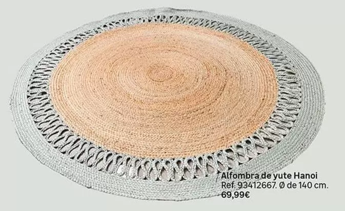 Oferta de Alfombra De Yute Hanoi por 69,99€ en Leroy Merlin