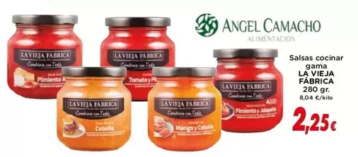 Oferta de La Vieja Fábrica - Salsas Cocinar por 2,25€ en Supermercados Piedra