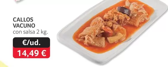 Oferta de Callos Vacuno por 14,49€ en Gros Mercat