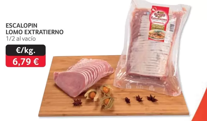 Oferta de Escalotin Lomo Extratierno por 6,79€ en Gros Mercat
