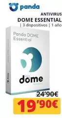 Oferta de Panda - Antivirus Dome Essential por 19,9€ en Dynos Informática