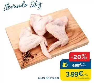 Oferta de Alas De Pollo por 3,99€ en Supermercados La Despensa