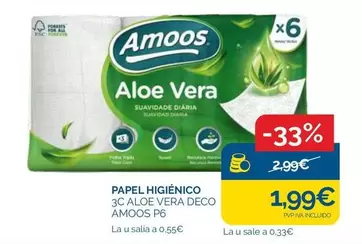 Oferta de Amoos - Papel Higiénico por 1,99€ en Supermercados La Despensa