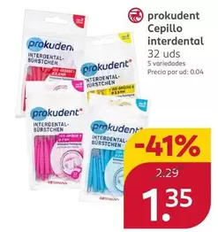 Oferta de Cepillo Interdental por 1,35€ en Rossmann