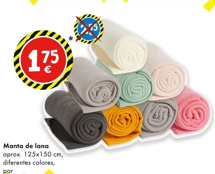 Oferta de Lana - Manta De por 1,75€ en TEDi