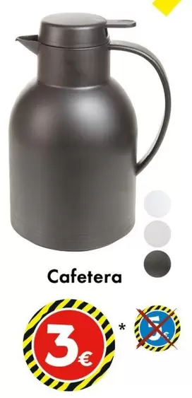 Oferta de Cafetera por 3€ en TEDi