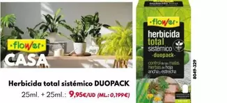 Oferta de Flower - Herbicida Total Sistemico Duopack por 9,95€ en BricoCentro
