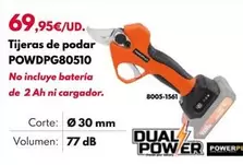 Oferta de Tijeras De Podar POWDPG80510 por 69,95€ en BricoCentro