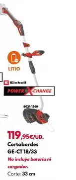 Oferta de Einhell - Cortabordes GE-CT 18/33 por 119,95€ en BricoCentro