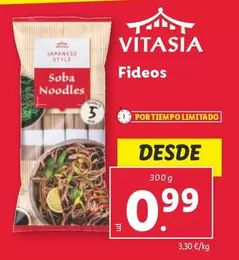 Oferta de Vitasia - Fideos por 0,99€ en Lidl