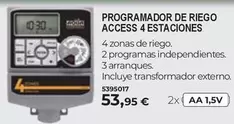 Oferta de Programador De Riego Access 4 Estaciones por 53,95€ en BigMat
