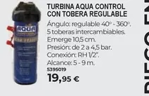 Oferta de Aqua Control - Turbina Con Tobera Regulable por 19,95€ en BigMat