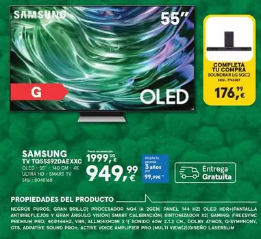 Oferta de Samsung - TV TQ55S92DAEXC en Worten