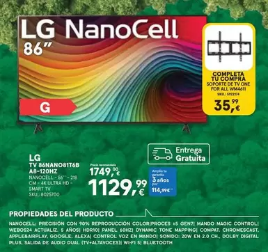 Oferta de LG - Lg por 1129,99€ en Worten