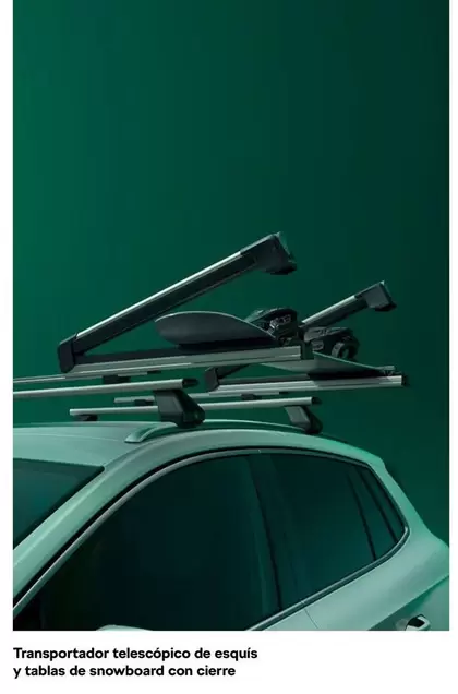 Oferta de Transportador Telescópico De Esquis Y Tabla De Snowboard Con Cierre en ŠKODA