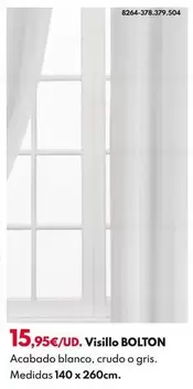 Oferta de Visillo Bolton por 15,95€ en BricoCentro