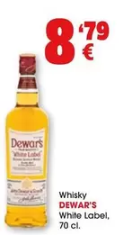 Oferta de Dewar's - Whisky White Label por 8,79€ en Top Cash