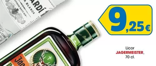 Oferta de Jagermeister - Licor por 9,25€ en Top Cash