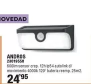 Oferta de Andros Apliques por 24,95€ en Ferrcash