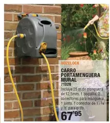 Oferta de HoZelock - Carro Portamenguera Mural por 67,95€ en Ferrcash