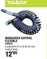 Oferta de Natuur - Manguera Espiral Flexible por 12,95€ en Ferrcash