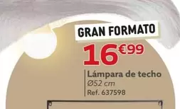 Oferta de Lámpara De Techo por 16,99€ en GiFi