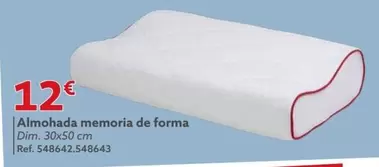 Oferta de DIM - Almohada Memoria De Forma por 12€ en GiFi