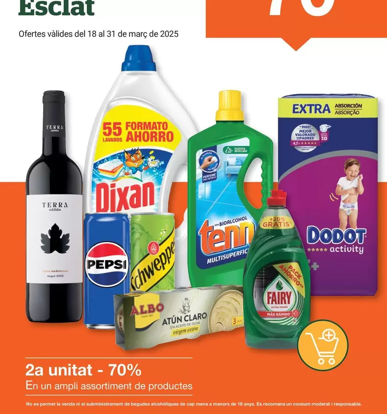 Oferta de Dodot - En Un Amplì Assortiment De Productes en BonpreuEsclat
